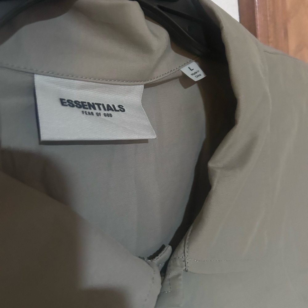 Essentials Tan Windbreaker Jacket - image 5